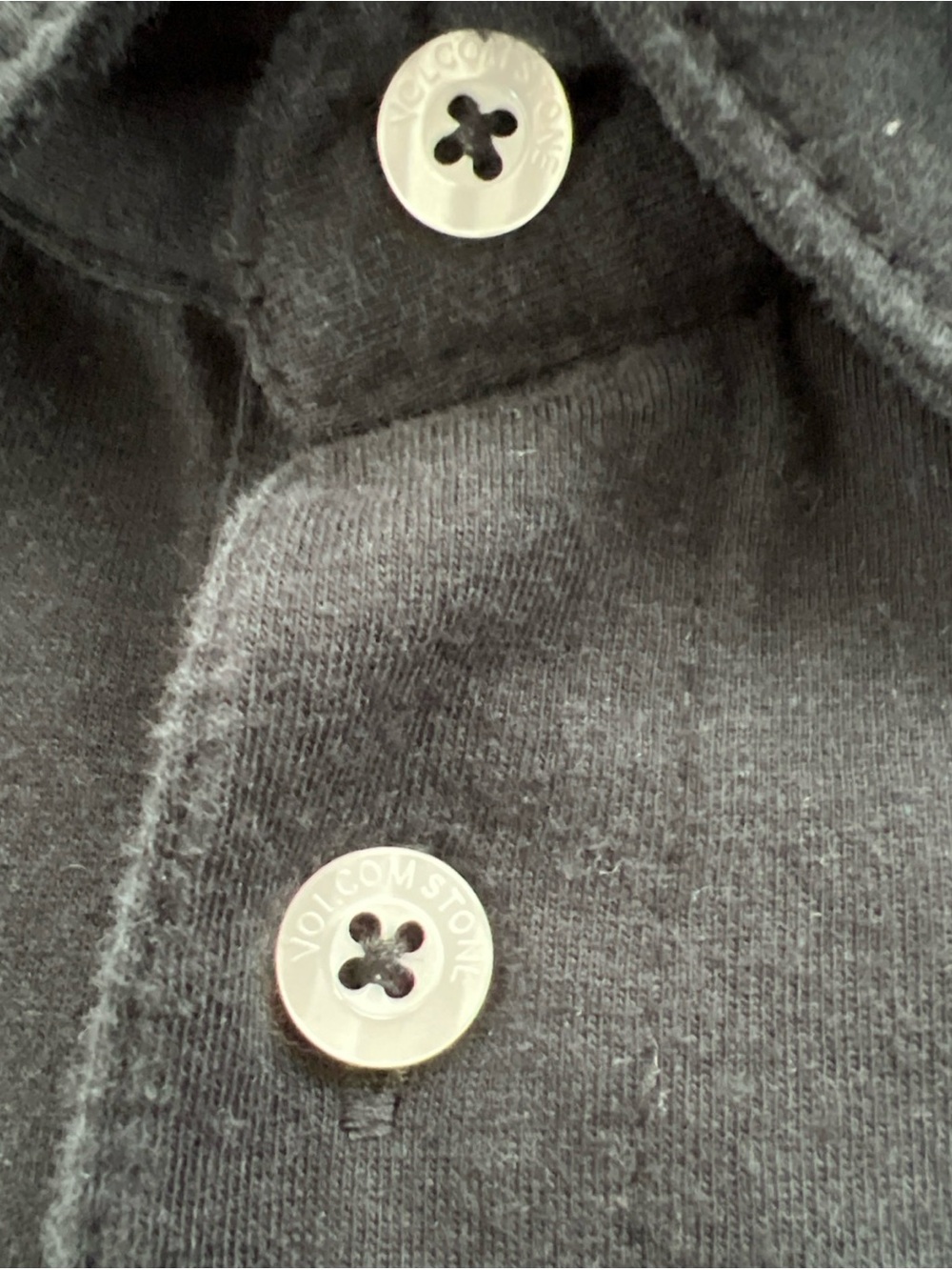 Volcom Black Short-Sleeve Polo - Picture 5 of 9
